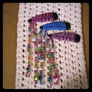 Set of 3, Handmade Girls/kids Barettes
